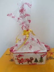 Mrs. Fields 聖誕老人曲奇盤