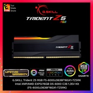 G.SKILL Trident Z5 RGB F5-6000J3636F16GX1-TZ5RK (DDR5/Intel XMP/AMD EXPO/16GB D5-6000 C36 1.35V Kit)