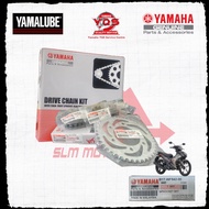 YAMAHA Y15 Y15ZR SPROCKET SET STANDARD SPOKET100% CHAIN KIT SET RANTAI B17-WF542-00