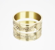 以色列硬幣戒指 25 agorot 1960-1979 男士硬幣戒指 女士硬幣戒指