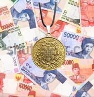 TERLARIS Kalung Luck Money Amulet Thailand Kekayaan dan Keberuntungan