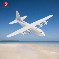 Sharprepublic 1/144 Transport Plane Model ,Airplane Model, US C130 Miniature 4D with Stand Decoratio