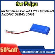 New Battery for Feiyu Vimble2S Pocket 1 2S 2 Vimble2/3 Ak2000C G6MAX 2000S Handheld Gimbal Battery