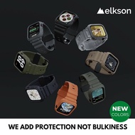 【Elkson】Elkson Apple Watch 9/8/7/6/5/4/SE  Quattro Pro柔韌透氣耐磨TPU一體成形軍規錶帶