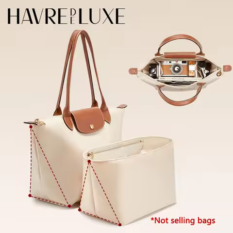 Bag organizer insert for Longchamp bag nylon storage durable bag support storage inner modification 
