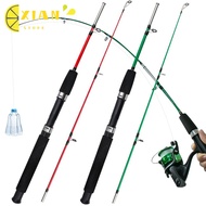 XIANS Fishing Rod, 1.0m Length 2 Sections Spinning Rod, 2025 107g Lure Weight Carbon Travel Fishing 