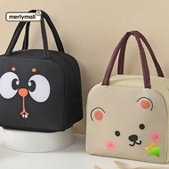 MERLYMALL Cartoon Lunch Bag,  Cloth Thermal Bag Insulated Lunch Box Bags, Portable Thermal Lunch Box Accessories Tote Food Small Cooler Bag