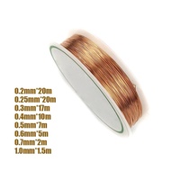 【✴COD✴】 fka5 0.2-1mm Enameled Copper Wire Magnet Wire Magnetic Coil Winding Wire For Making Electromagnet Motor Copper Enameled Wire