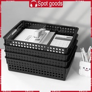 WIN Plastic Storage Basket File Tray Tabletop A4 Document  Organizer Office