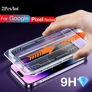 2Pcs Glass For Google Pixel 10a 9a 6a 7 7a 8 9 Pro 8Pro 8a 9Pro XL Screen Protector Tempered Glass W
