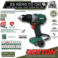 DEKTON M21-ID13100PLUS 13mm cordless drill, 3 brushless functions 100Nm Anti-kickback pulse generato