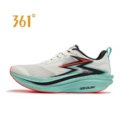 361 Degrees Flame 4 Mix รองเท้าวิ่งสำหรับผู้ชายแบบมืออาชีพที่ทำจากคาร์บอนเพลท ระบายอากาศได้ดี ระบายค