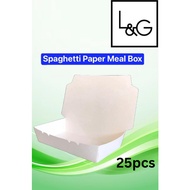 Laminated Paper Meal Box 25pcs Per Pack Spaghetti/LB1/LB2/LB3