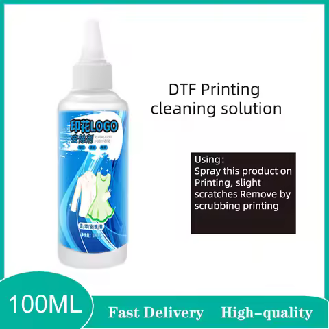 100ml Dtf Removal Dtf Ink Glue Print Remover for Garments Screenprinting Printer Cloth Sticker Adhes