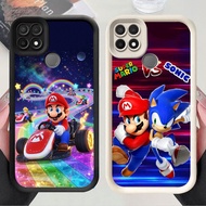 BR-12 Super Mario vs Sonic Phone case for OPPO A15S A35 A3 A3X A16K A16E A15 A5i A5 Pro