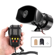 High Power 12v Talking Siren Speaker Car Siren With Mic Microphone Sound Bunyi Horn Kereta Hon