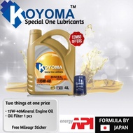 KOYOMA PROTON OIL FILTER PW 510577 + KOYOMA 15W40 MINERAL ENGINE OIL