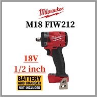 Milwaukee FUEL Impact Wrench M18FIW212 Brushless 1/2 inch (Tool Only)