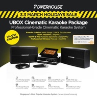 [SG] Powerhouse Cinematic Home Karaoke System with Touchscreen Jukebox KTV System Karaoke Box