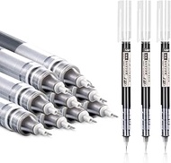 EZWORK 12 Pieces Rolling Ball Pens, Quick Dry Ink 0.5 mm Extra Fine Point Pens Liquid Ink Pen Roller