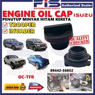 FIS Engine Oil Cap Isuzu Trooper Invader 89442-56852 Penutup Minyak Hitam Kereta