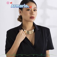 ARMARIO Women Necklace Exaggerated Punk Collar Choker Necklace