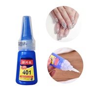 401 glue for 100% super strong rhinestone nails