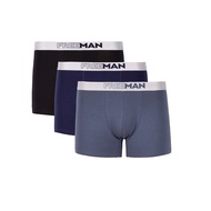 Combo 3 Quần lót boxer nam Freeman chất liệu cotton thoáng mát thấm hút mồ hôi tốt BO509