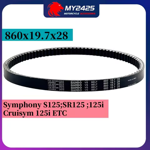 Original 860X19.7X28 Bando Motorcycle Parts Drive Belt For SYM Symphony S125 SR125 125i Cruisym 125i