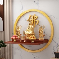 [Reverent Series]  Buddhist shrine, hanging altar, God of Wealth shrine, Buddhist altar cabinet   [L