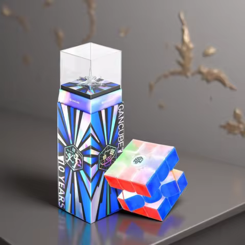 GAN Cube 10th Anniversary Collection Maglev 3x3 Cube GAN15, Gan12ui, GAN356icarry 2, Gan356ME Commem