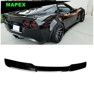 ZR1 Extended Style ABS Plastic Rear Trunk Lid Wing Spoiler For 2005-2013 Corvette C6 Carbon fiber pa