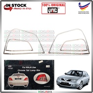 [SILVER] Proton Waja MMC YAC ABS Plastic Rear Tail Lamp Garnish Moulding Cover Car Accessories Parts