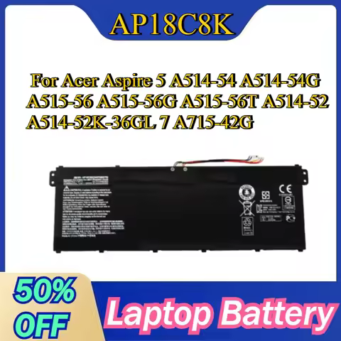 High-Quality battery AP18C8K for Acer Aspire 5 A514-54 A514-54G A515-56 A515-56G A515-56T A514-52 A5