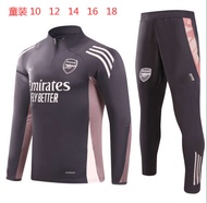 Football training suit for autumn and winter long sleeved set Barcelona Real Madrid Liverpool Arsena