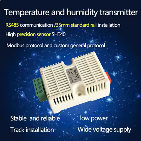 XY-MD02 Temperature And Humidity Transmitter Detection Sensor Module Modbus SHT40 Temperature Sensor