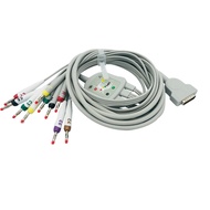 สายเคเบิล ECG / EKG ใช้ได้กับ GE Marquette MAC 500 800 1100 1200St1600 2000 - DB15 10 Leads