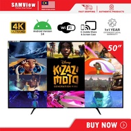 SAMView 4K UHD Smart Digital LED Android TV (50")