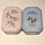 日本迪士尼生蠔bb 文具首飾收納小鐵盒 steel box jewellery 愛麗絲夢遊仙境 baby oyster Alice in the wonderland Disney