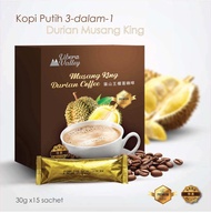 Libera Valley Musang King Durian Coffee 30g x15 sachets - Instant Coffee - 3-in-1 Durian Musang King