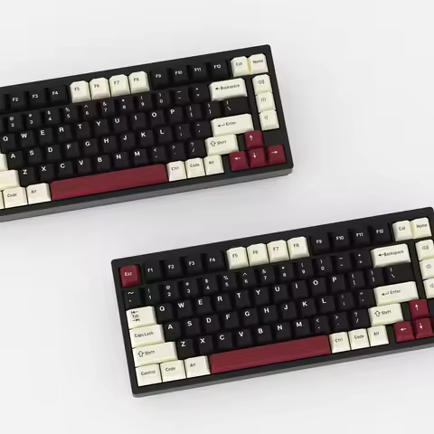 KBDiy 174 Keys/Set Rome Keycap for Mechanical Keyboard Retro PBT Keycaps Cherry Profile ISO Double S
