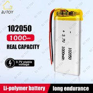 102050 3.7V 1000mAh battery car camera battery mp3 mp4 MP5 DIY steer battery speaker lithium ion polymer/ Li-ion with fast delivery insurance