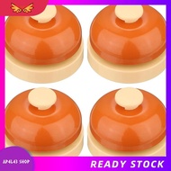 [ap4l43.] 4Pcs Desk Call Bells 2.52" Front Desk Service Bell for , Hotel, Classroom, Pet Training Be