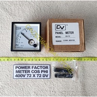 POWER FACTOR METER CLASS 2.5 COS PHI DV