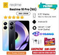HP REALME 10 PRO 5G 8GB+8GB/256GB NFC Snapdragon 695 - Bergaransi - FULLSET