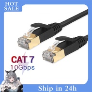 CAT7 Flat LAN Cable 10G High Speed Gigabit Ethernet Cable 10Gbps CAT 7
