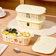 Office Workers Heatable Microwave Lunch Box Fresh-keeping Box Food Sealed Box O2ZN