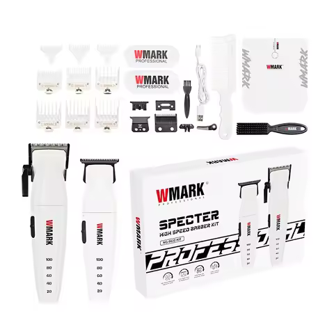 WMARK Hair Trimmer Electric Hair Cutting Machine Professional 9000 RPM Hair Clipper Barber Cordless 