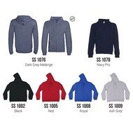 Readystock Sweatshirt Hoodie SS10 orensport Jaket Hoodies Zip Kosong