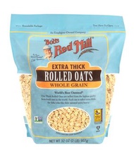 行貨 美國Bob's Red Mill Extra Thick Rolled Oats Whole grain 907g#78051554 特厚滾壓燕麥片#新舊包裝隨機發貨
